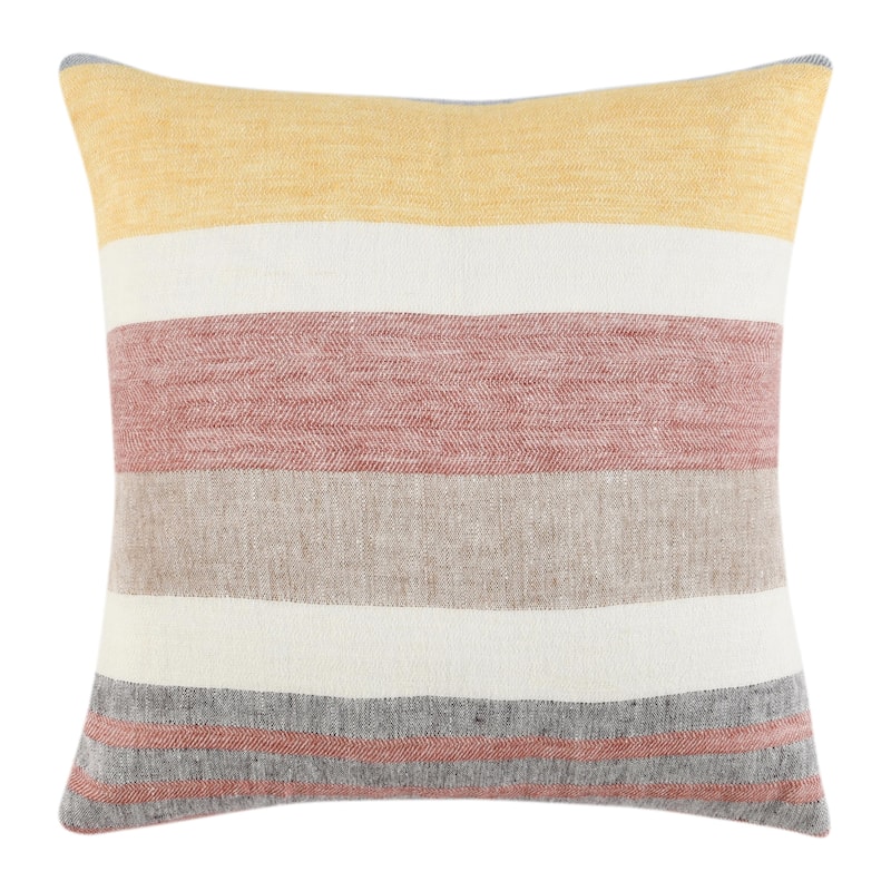 Villa by Classic Home Crawford 22" Belgian Linen Throw Pillow