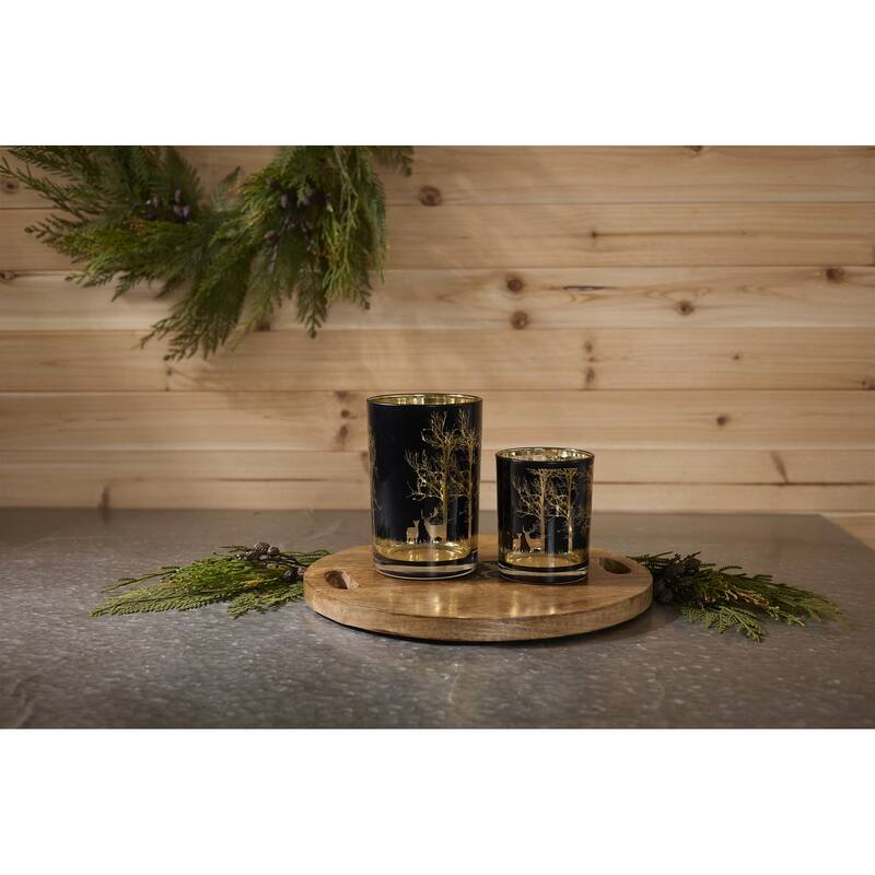 Mossy Oak Deer Candle Holder (Set of 2)