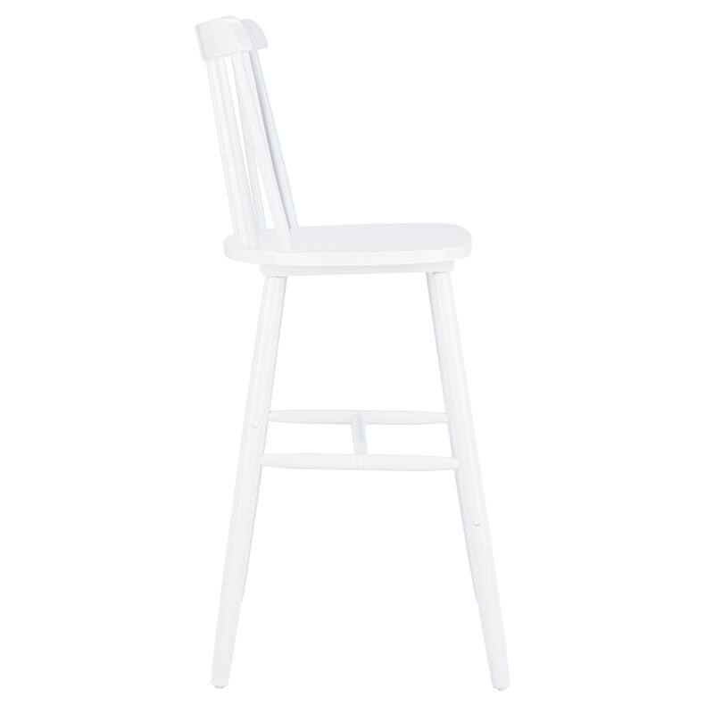 SAFAVIEH Aida 30-inch Spindle Farmhouse Bar Stool (Set of 2) - 19.9" x 19.8" x 38" - 20"W x 20"D x 43"H
