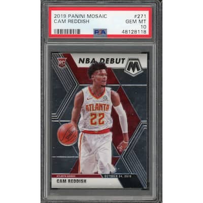 Cam Reddish 2019 Panini Mosaic Basketball Rookie Card RC #271 Graded PSA 10 GEM MINT - 8'6" x 11'6"