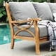 preview thumbnail 36 of 45, Cambridge Casual Lowell 5-piece Teak Wood Outdoor Conversation Set