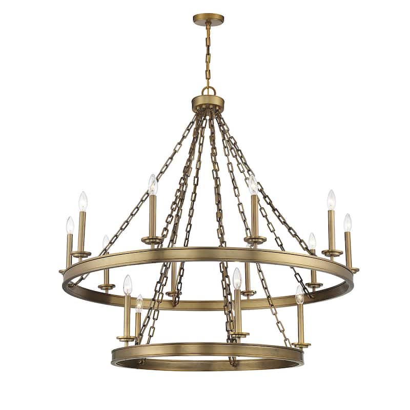 Savoy House Seville 15 Light 45" Wide Taper Candle Chandelier