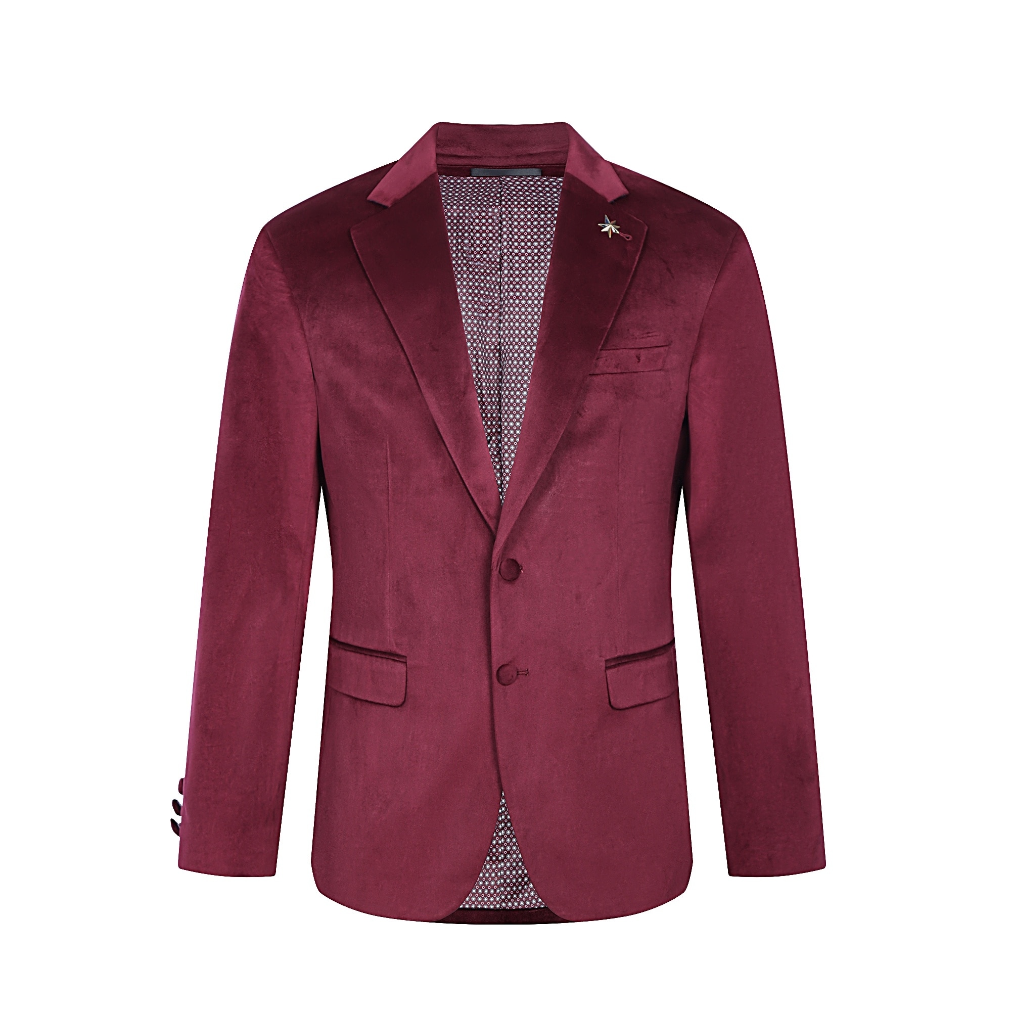 Tahari Slim Fit Velour Blazer