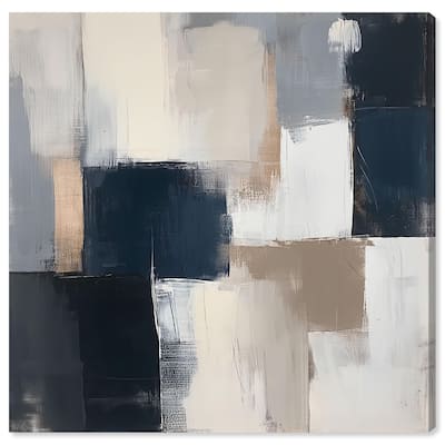Blue Mood Depth III Canvas by Art Remedy, Gallery Wrapped