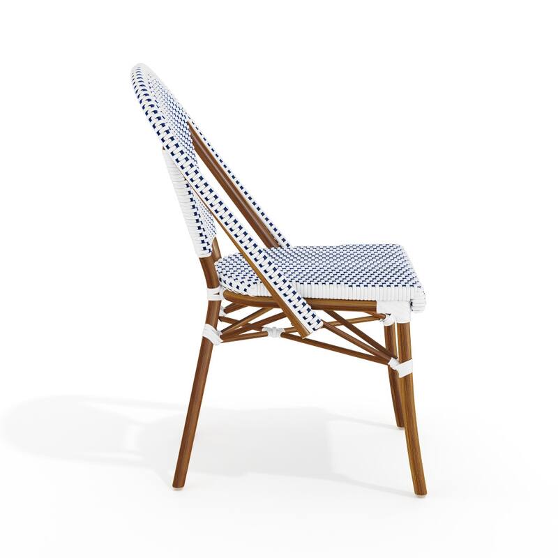 Martha Stewart All-Weather Stackable Patio Bistro Dining Chair - 19"W x 21.75"D x 35"H