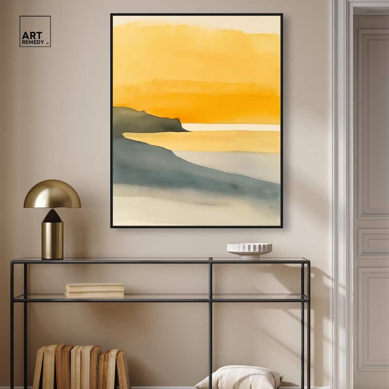 Dawn on the Waves Canvas by Art Remedy