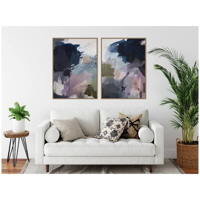 Kate and Laurel Under the Sky No. 1 & No. 2 2 Piece Framed Canvas Wall Art Set by Amy Lighthall