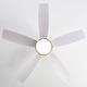 preview thumbnail 16 of 27, Sofucor 42'' Gold Flush Mount Ceiling Fan Lights Kit with Remote Quiet Reversible DC - 42