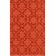 preview thumbnail 29 of 52, Hand-Woven Ali Tone-on-Tone Moroccan Trellis Wool Rug (8' x 10') 8' x 10' - Orange