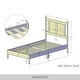 preview thumbnail 17 of 27, CraftPorch Transitional Wooden Platform Kid Bed
