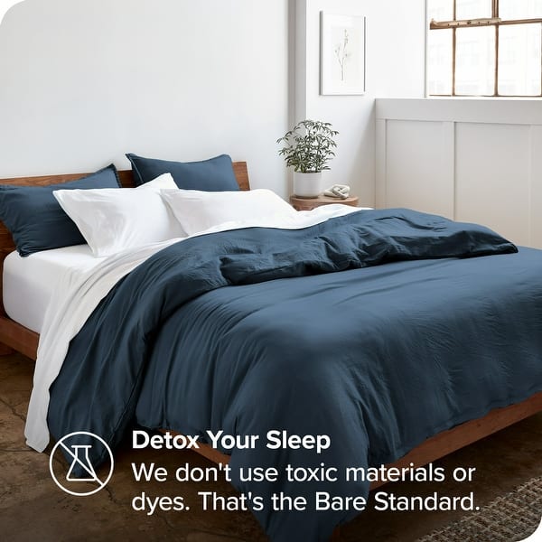 Wash down duvet cover set in multiple colors On Sale Bed Bath