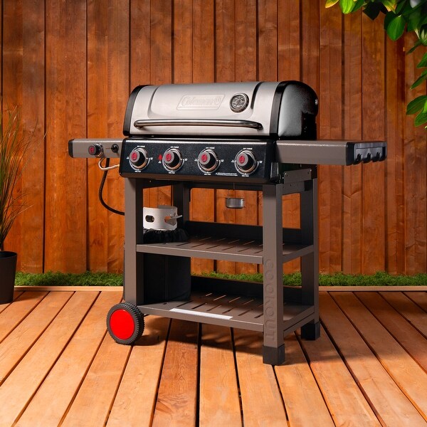 Coleman Cookout Grilling Kit with 4-Burner Propane Gas BBQ Grill