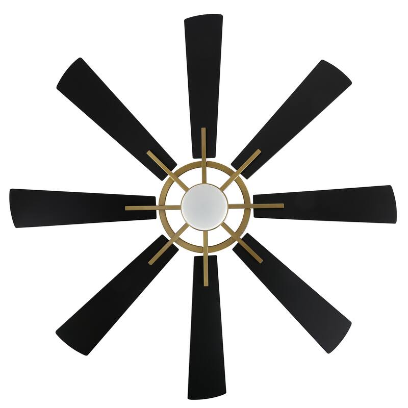 WINGBO 60 inch Windmill 8-Blade LED Indoor Ceiling Fan