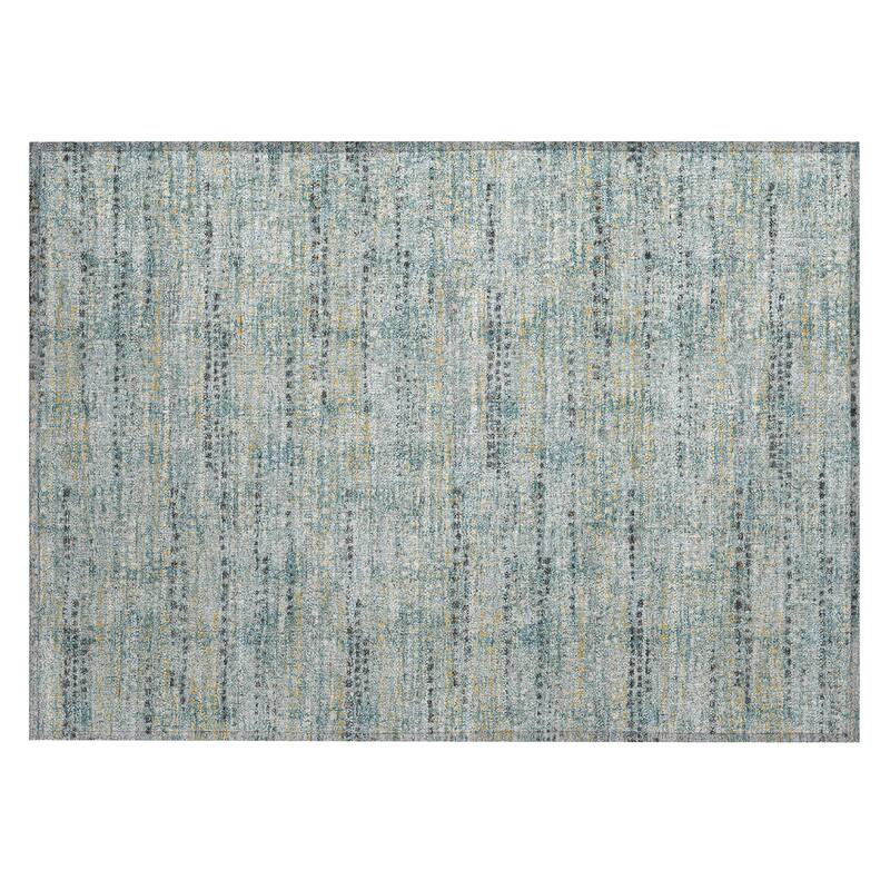 Machine Washable Indoor/ Outdoor Casual Kersey Chantille Rug