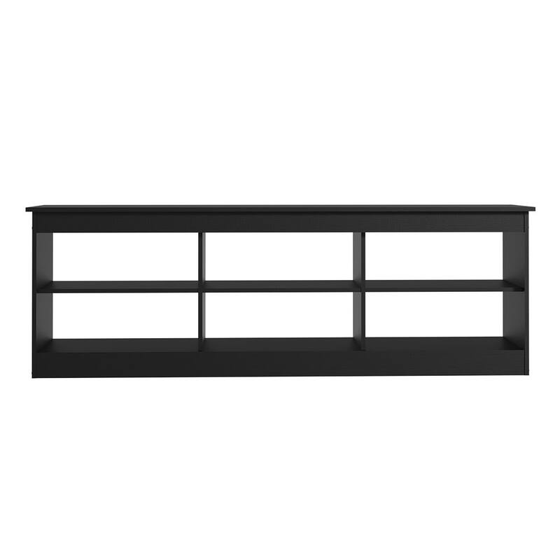 Madesa TV Stand Unit with 4 Shelves and Cable Management for 55, 65 Inch Media Modern Entertainment Center - 53 inches
