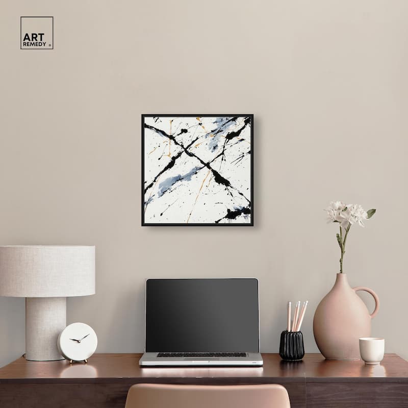 Splintered Impact II Canvas by Art Remedy