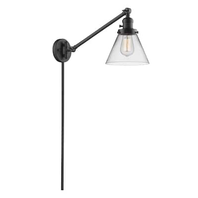 Innovations Lighting Large Cone Single Light 25" Tall Wall Sconce /