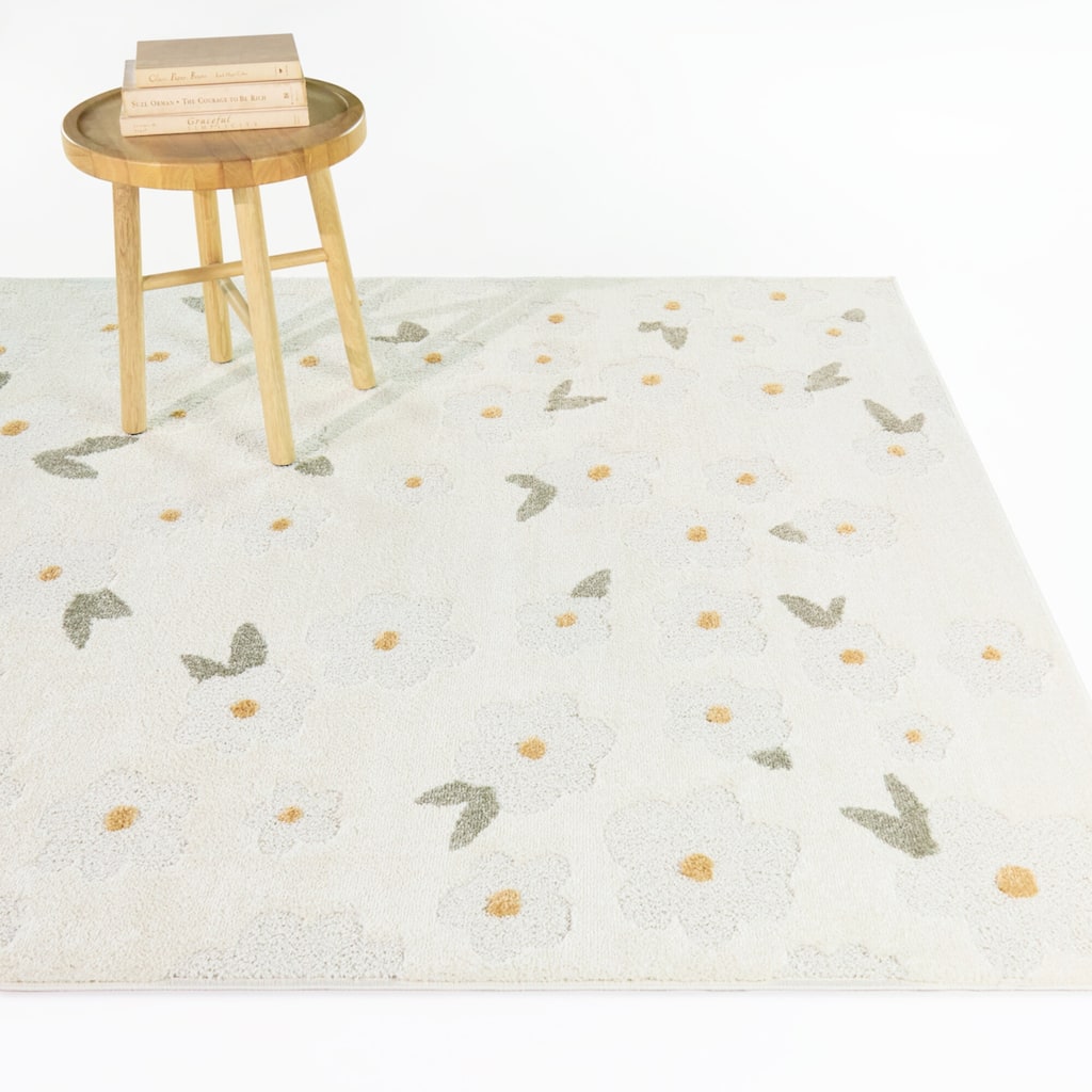 Rossetti Kids Tossed Floral Area Rug