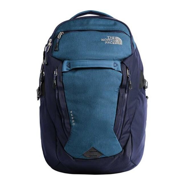 north face surge backpack blue