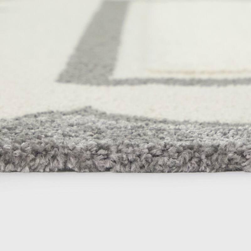 Wendell Modern Border Area Rug