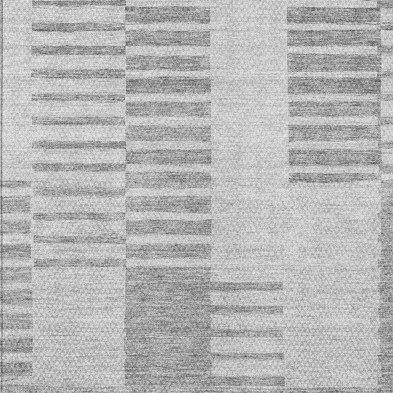 HomeRoots Striped Transitional Rectangle Outdoor Rug