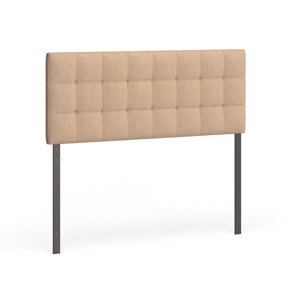 Lily Queen-size Tufted Linen Headboard