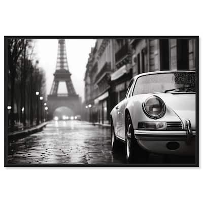 Rainy Day Paris Canvas by Art Remedy