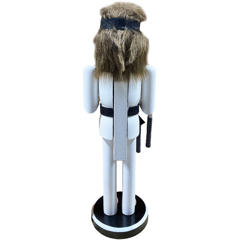 14 inch Kung Fu Nutcracker - white