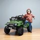 preview thumbnail 11 of 14, 12V Kids Ride-On Truck with Remote Control, Dual Motors, 3-Speed, Suspension Wheels, LED Lights, Music & Horn, Ages 3-6