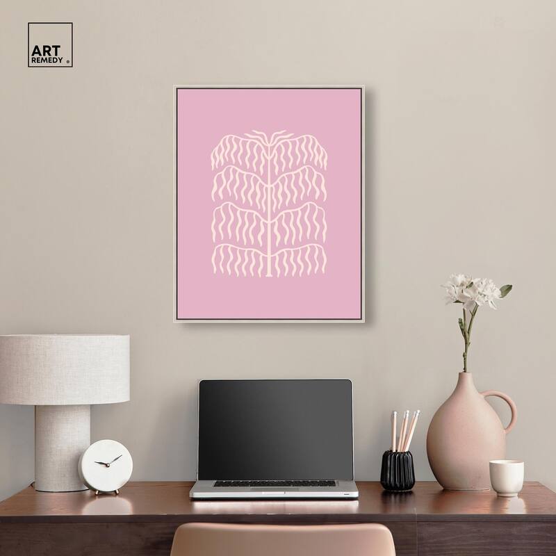Lavender Mauve Canvas by Art Remedy