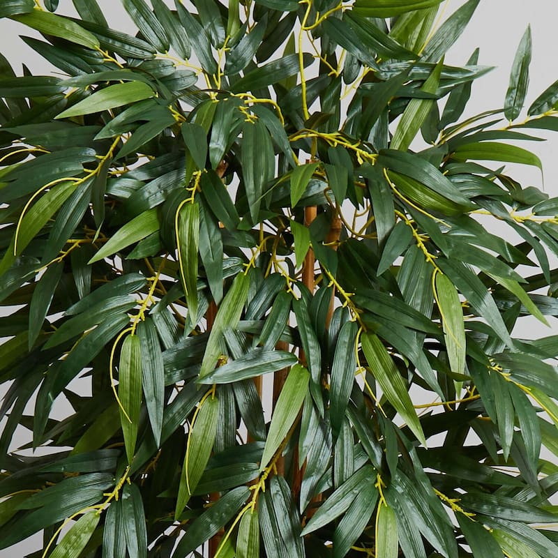 Indoor Artificial Tree - 5.5Ft Faux Bamboo Plant with Planter - Realistic Fake Tree for Home Office Decor - 5.5ft.