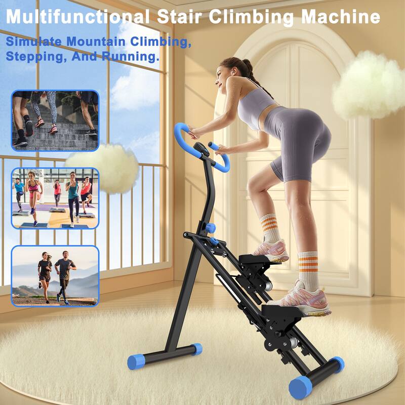 Stair Stepper for Home-Upgrade Vertical Climber Workout Machine for Full-Body Exercise Climber Fitness Equipment