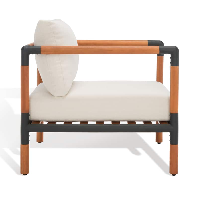SAFAVIEH Couture Imo Patio Chair - 32 In W x 33 In D x 26 In H - 32W x 33D x 26H