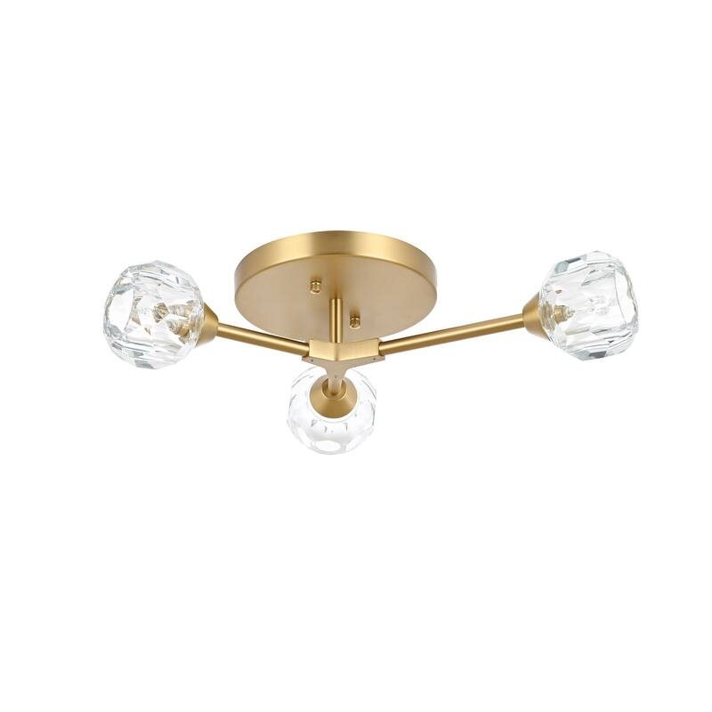 Indigo Home 3 Light Flush Mount - N/A