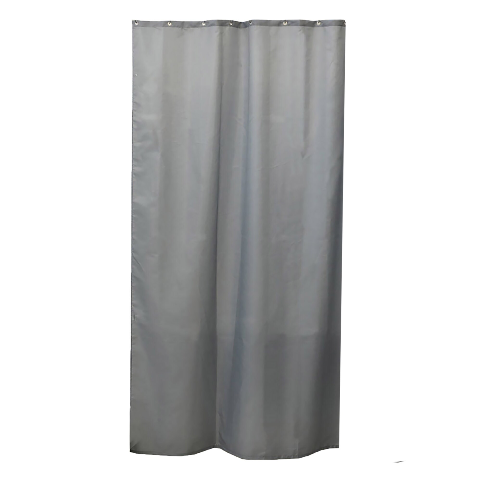 72 in. L x 48 in. W Small Stall White Shower Curtain Narrow Size + 8  Matching Rings 1210100 - The Home Depot