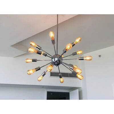 Modern 18-light Sputnik Chandelier