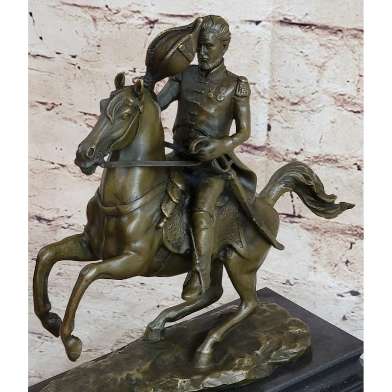 Henry Warner Slocum Union General On Horseback - Bronze Sculpture Replica Statue