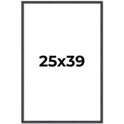 25x39 Frame Brown Solid Wood Picture Frame - Complete Modern Photo