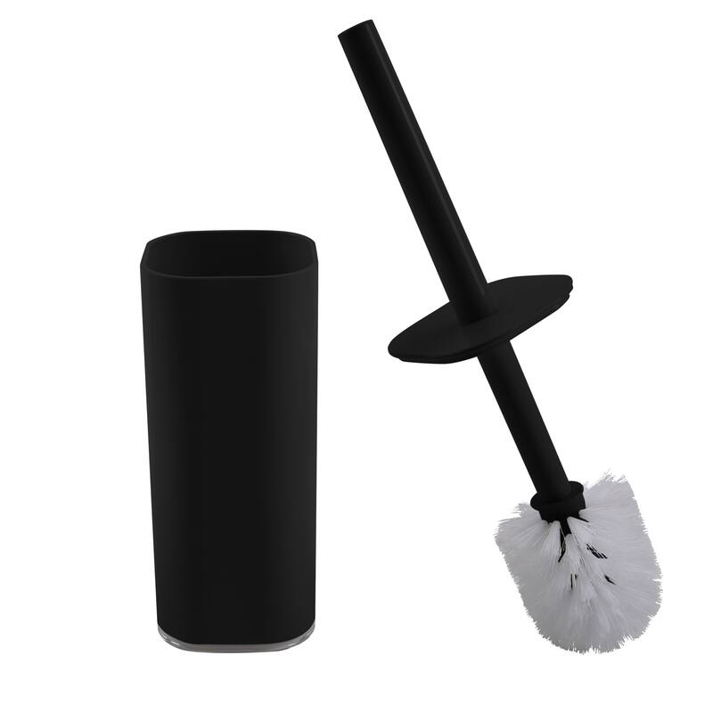 Bath Bliss 2 Pack Acrylic Square Toilet Brush Set