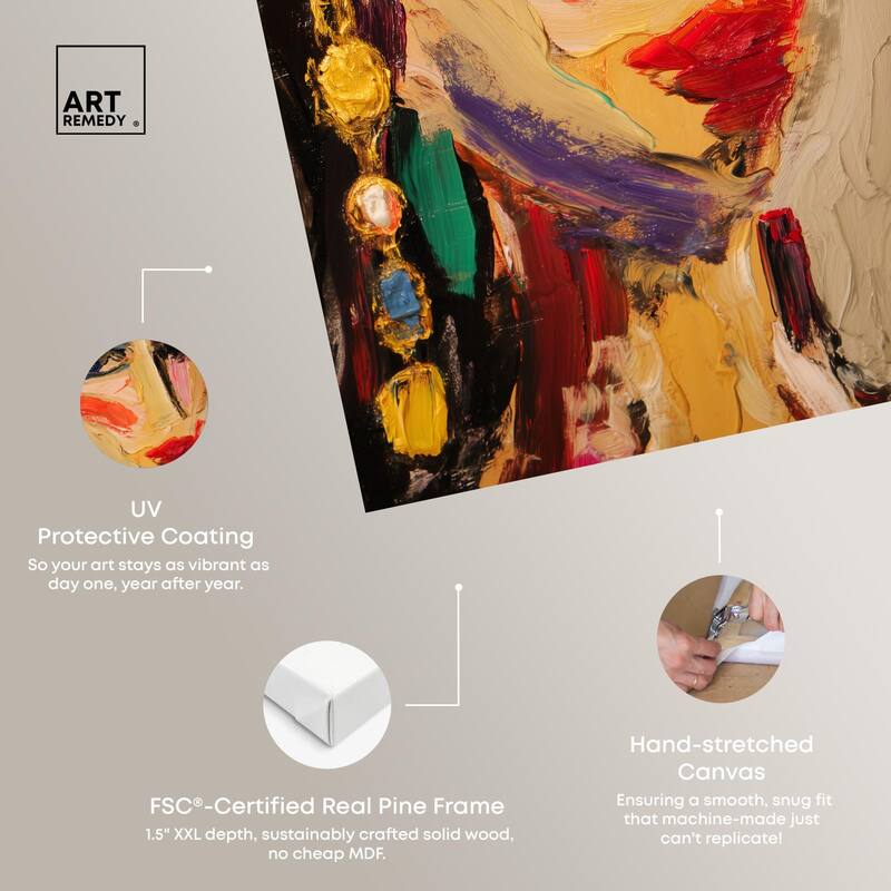 Colorful Expression I Canvas by Art Remedy, Gallery Wrapped
