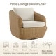 preview thumbnail 48 of 78, Patio Wicker Furniture Set Outdoor Rattan Bistro Set
