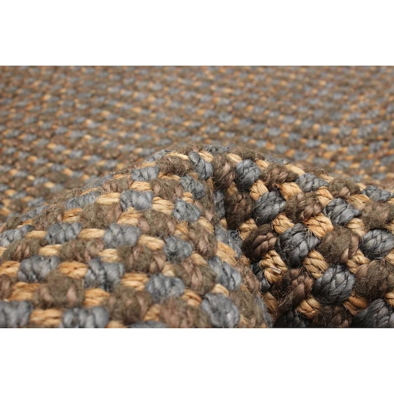 ECARPETGALLERY Flat-Weave Palas Denizli Dark Brown Kilim - 5'0 x 7'1