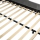 preview thumbnail 14 of 14, Full Size Upholstered Mother & Child Platform Bed w/ Bedside Desk & Little Round Stool