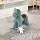 preview thumbnail 7 of 27, Kids' Plush Rocking Horse with Authentic Sounds, Soft Polyester Body, and Developmental Features for Toddlers 36 Months+