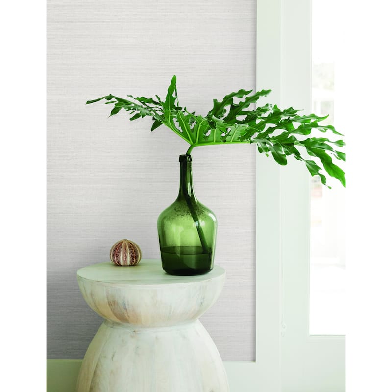 Sparks Milano Silk 39.3 In W X 33 Ft L Wallpaper - Grey