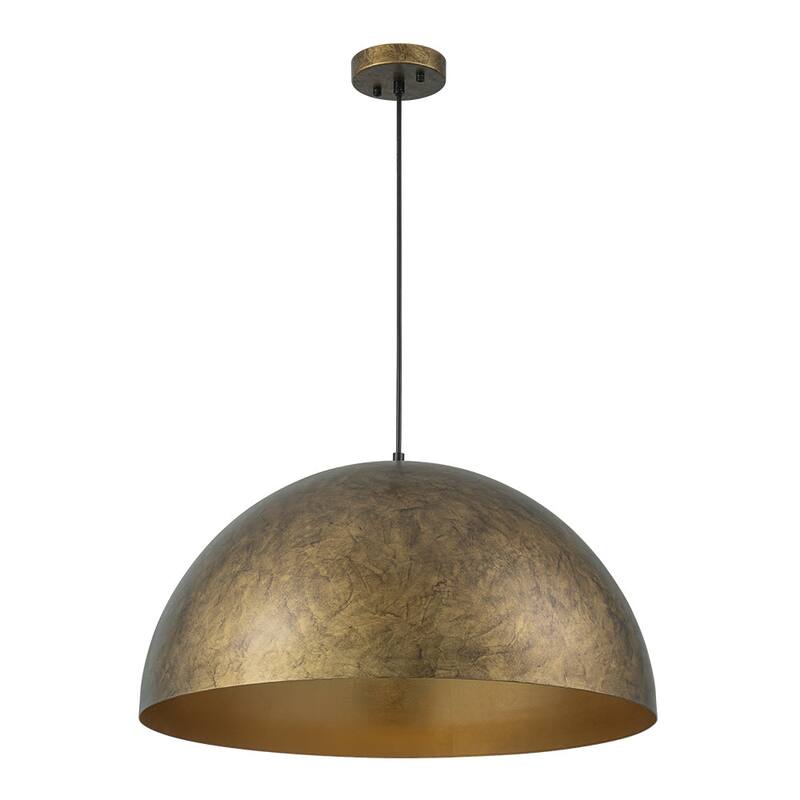 Industrial Oversized Metal Dome Pendant Light - Modern Farmhouse