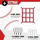 preview thumbnail 4 of 5, Zealfeel Baseball Rebounder Net 4x4.5FT with 5 Angles, Pitch Back Trainer with 2 Strike Zones