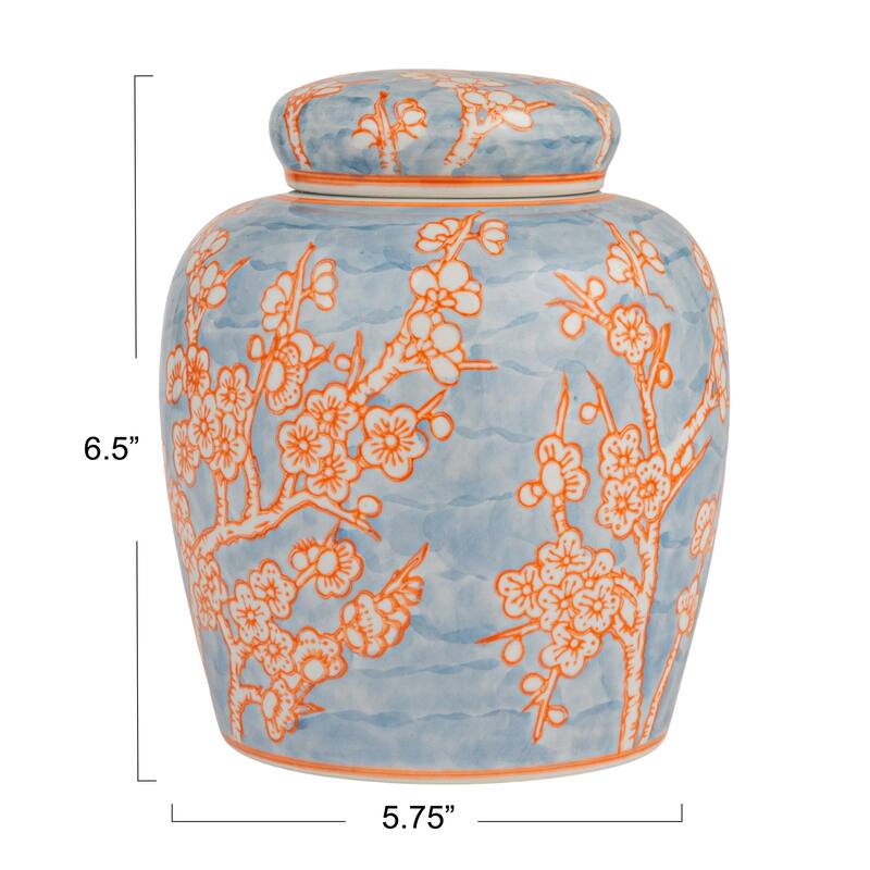 Ceramic Ginger Jar with Lid