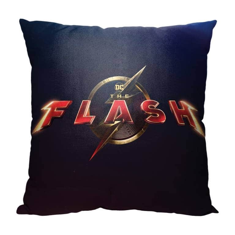 Warner Brothers The Flash Movie Title 18 Inch Throw Pillow