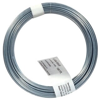 Hillman 122060 Verzinkter Draht 16G - 60m Spule Für Garten & Bau